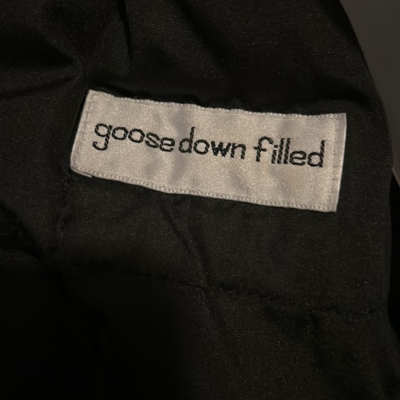 Vintage Bogner Goose Down Ski Puffer Jacket Women Size 6 All Black - Picture 7 of 11